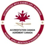 Timbre d'approbation d'Agrément Canada pour les hôpitaux et les centres de chirurgie